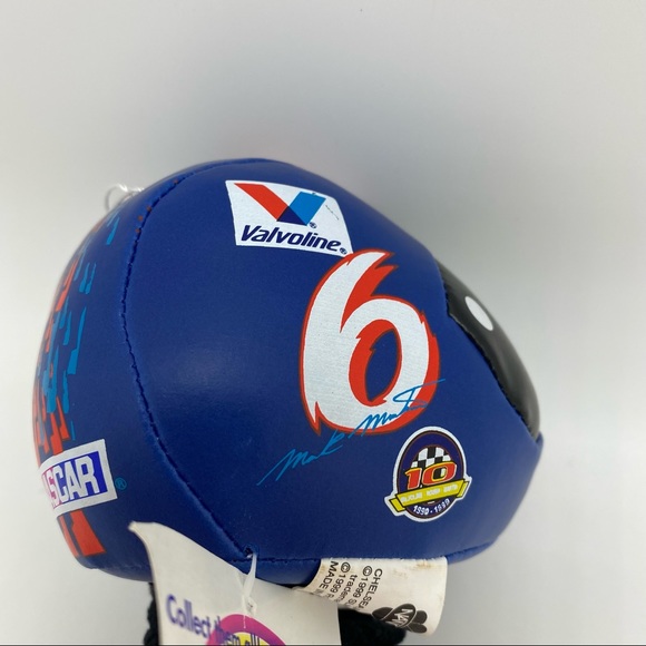 NEW! VTG 1999 Slinky Pets NASCAR Mark Martin #6 Collectible Plush Toy W/Tag - Picture 3 of 5